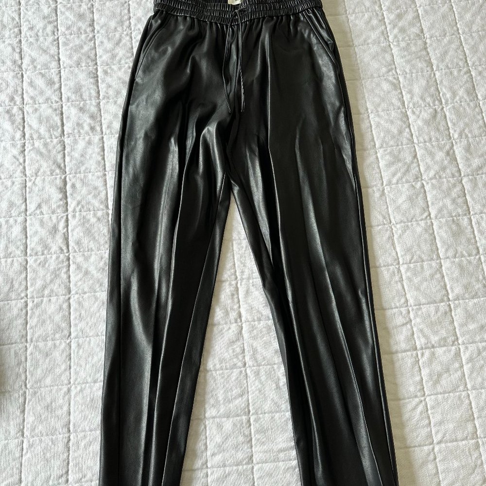 Aritzia Faux Leather Pants Small